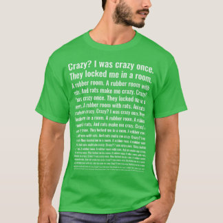 Verrückt Ich War Einmal Verrückt Lustig Machendes T-Shirt