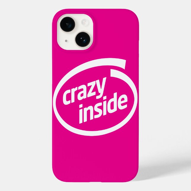 Verrückt im Innern Case-Mate iPhone Hülle (Rückseite)