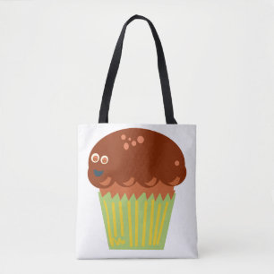 Verrückt nach einem riesigen Muffin-Cartoon-Spaß