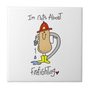 Verrückt nach Feuerwehr T-Shirts und Geschenken Fliese