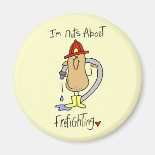 Verrückt nach Feuerwehr T-Shirts und Geschenken Magnet