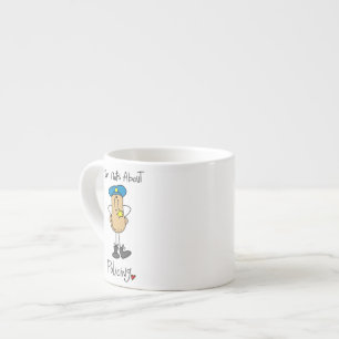 Verrückt nach Polizei T-Shirts und Geschenken Espressotasse