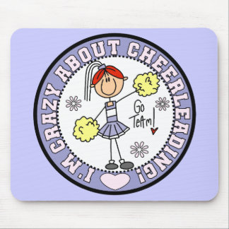 Verrückt über Cheerleading Mousepad