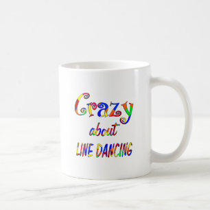 Verrückt über Linie Tanzen Tasse