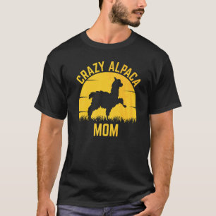 Verrückte Alpakamutter  Alpaka  Familie Vintage-So T-Shirt