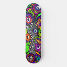VERRÜCKTE Augen Skateboard