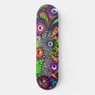 VERRÜCKTE Augen Skateboard