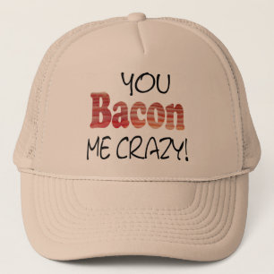 Verrückte Bacon-Mütze Truckerkappe