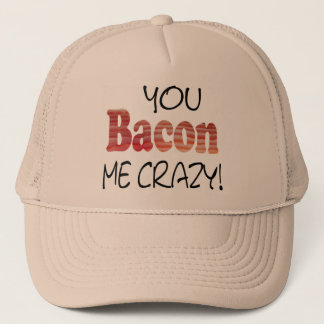 Verrückte Bacon-Mütze Truckerkappe