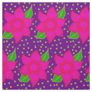verrückte Blume Stoff