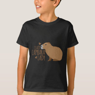verrückte Capybaradame T-Shirt
