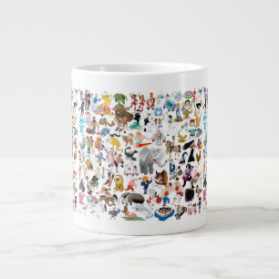 Verrückte Cartoons Jumbo-Tasse