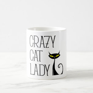 VERRÜCKTE CAT-DAME TASSE
