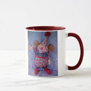 Verrückte Clown-Tasse Tasse