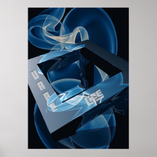 Verrückte coole Vape Wolken-abstrakte Plakate