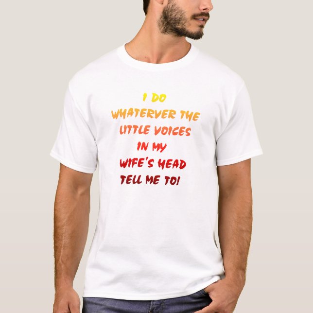 Verrückte Ehefrau T-Shirt (Vorderseite)