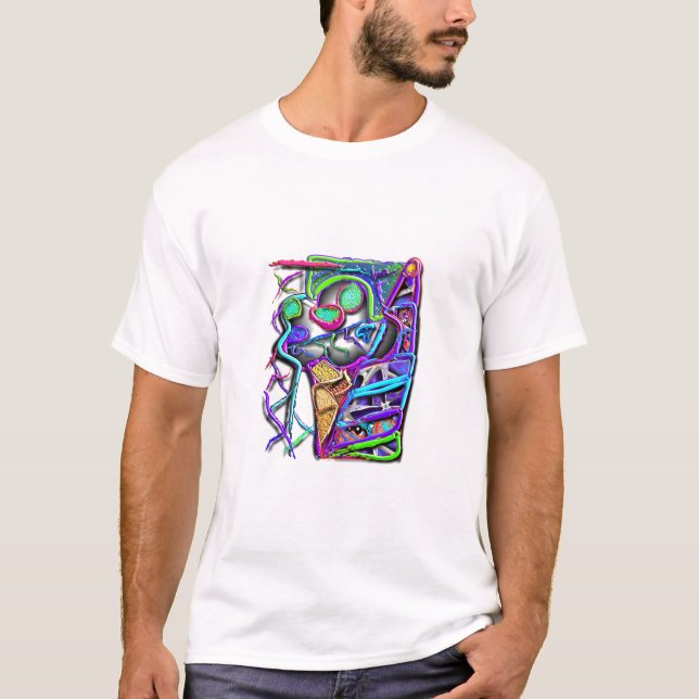 verrückte Eistüte 1 T-Shirt (Vorderseite)