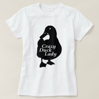 Verrückte Enten-Dame T-Shirt