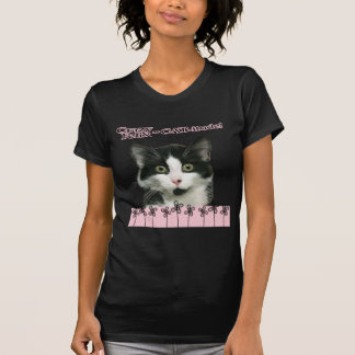 Verrückte Felix Katze-itude im Rosa T-Shirt