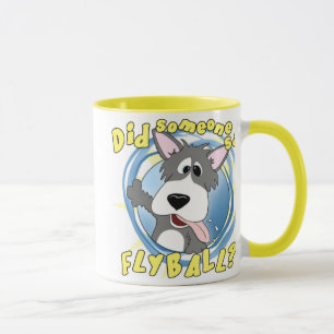 Verrückte Flyball HundeTasse Tasse