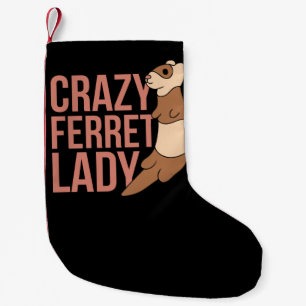 verrückte Freundesfrau Kleiner Weihnachtsstrumpf