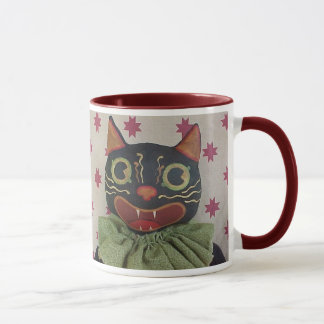 Verrückte Halloween-Katzen-Tasse Tasse