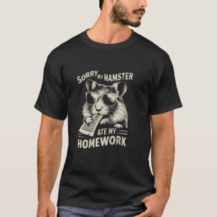 Verrückte Hamster-Probleme u2013 Hilarisches Schul T-Shirt