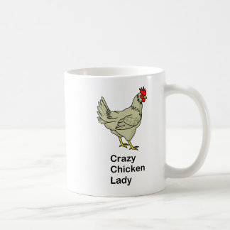 Verrückte Huhn-Dame Tasse