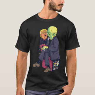 Verrückte Hühnerdame Lustige Hühner-Illustration. T-Shirt