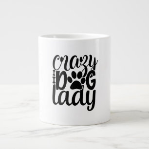 Verrückte Hundefrau Jumbo-Tasse