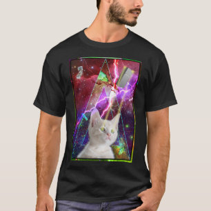 Verrückte Katze des Raumes T-Shirt
