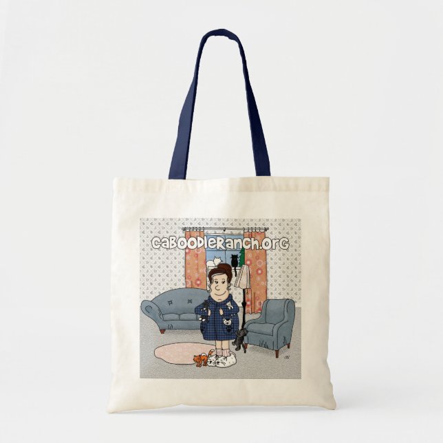 "Verrückte Katzen-Dame" (2011) Tasche (Vorne)