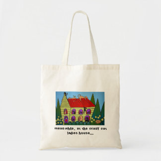 Verrückte Katzen-Dame Bag Tragetasche