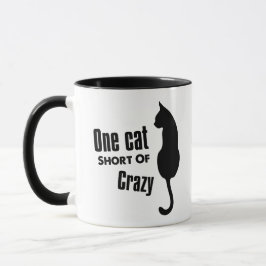 Verrückte Katzen-Dame Funny Meow Coffee Mug Tasse