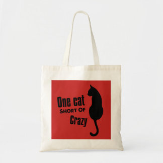Verrückte Katzen-Dame Funny Meow Tote Bag Tragetasche