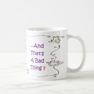 Verrückte Katzen-Dame Mug Rightie Bigger Tasse