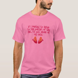 Verrückte Katzen-Dame T-Shirt