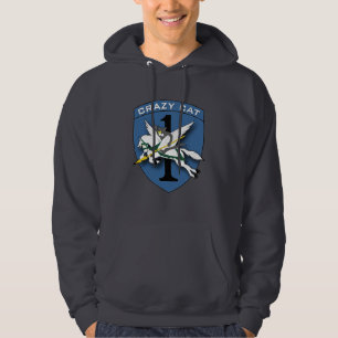 Verrückte Katzen-Luftfahrt 1 Hoodie