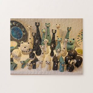 Verrückte Katzen Puzzle