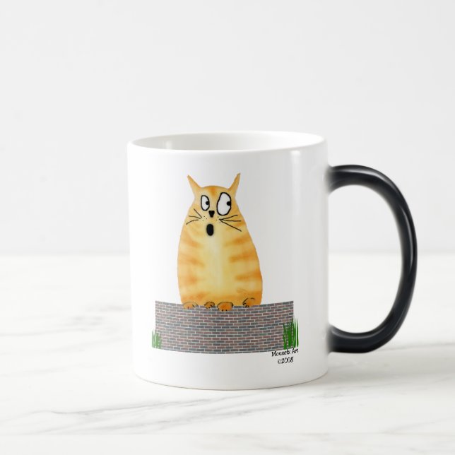 Verrückte Katzen-Tasse Verwandlungstasse (Rechts)