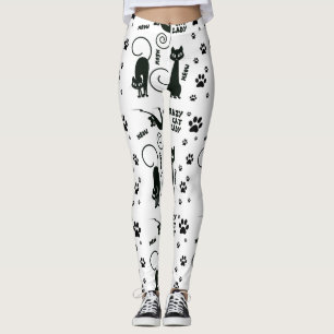 verrückte Katzendame Leggings