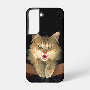 Verrückte Katzenmalerei - Süße originale Katzenkun Samsung Galaxy Hülle