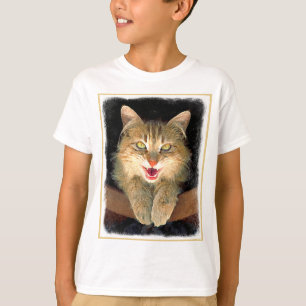 Verrückte Katzenmalerei - Süße originale Katzenkun T-Shirt