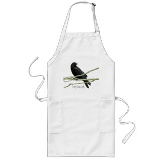 Verrückte Krähen-Dame Apron Lange Schürze