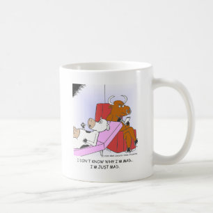 Verrückte Kuh in Therapie Lustige Geschenke & Samm Tasse