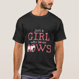 Verrückte Kuh Lady Farmer Landwirtschaft Kuh T-Shirt