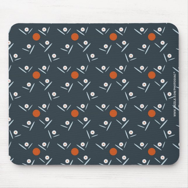 Verrückte Margerite Mousepad (Vorne)