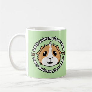 Verrückte Meerschweinchen-Frauen-Tasse Tasse