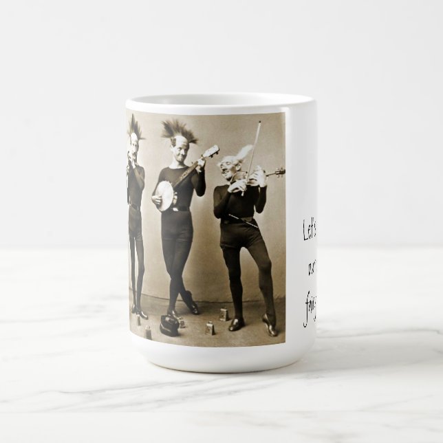 Verrückte Musiker individuell gestaltete Tasse (Mittel)