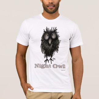 Verrückte Nachteule - lustiges Eulen-Sprichwort T-Shirt